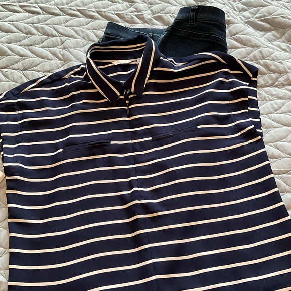 Jeans, shirt, cardigan outfit - Picture 3 of 4